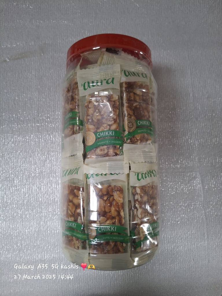 PEANUT CHIKKI JAR -5RS