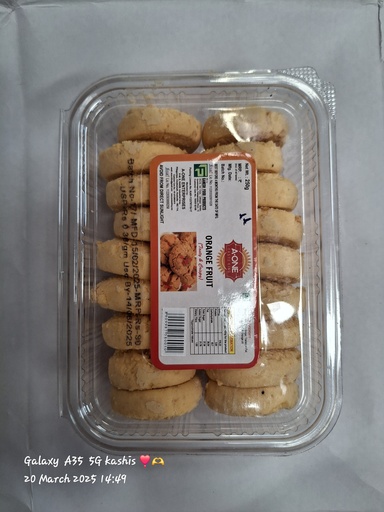BISCUIT ORANGE FRUIT