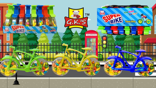 CHOCLATE FUN BIKE 24 PCS