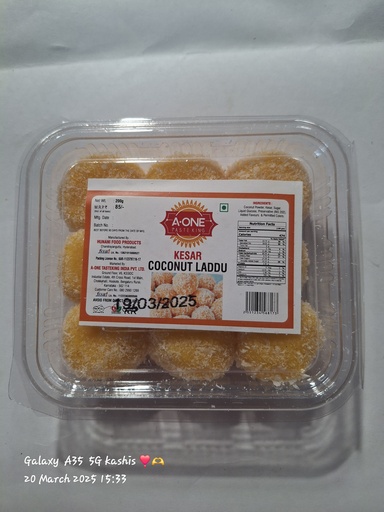 COCONUT LADDU KESAR -200GM